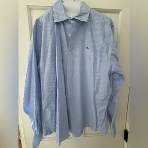 Vineyard Vines Light Blue Gingham Shirt
